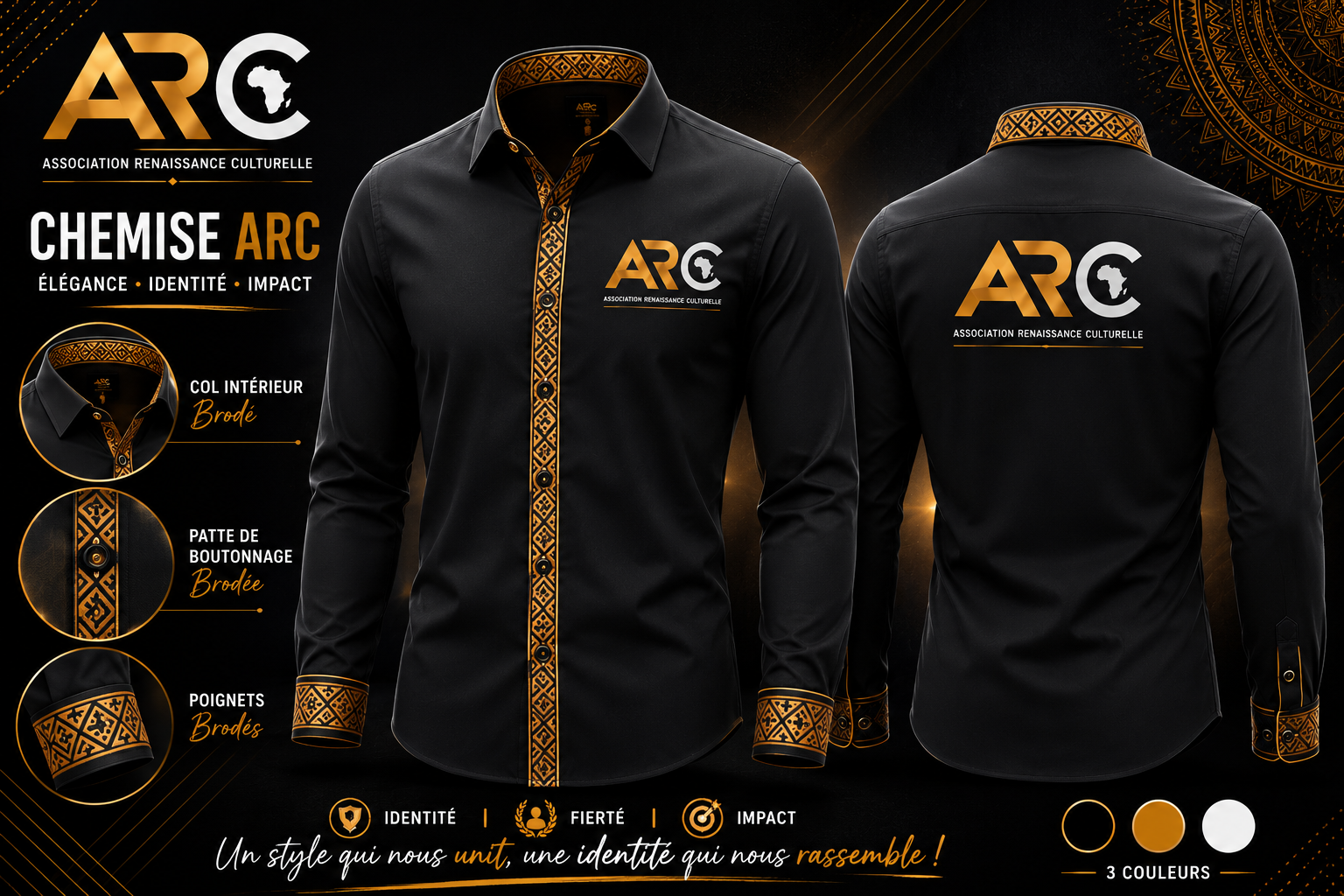 Chemise ARC — Signature Noire